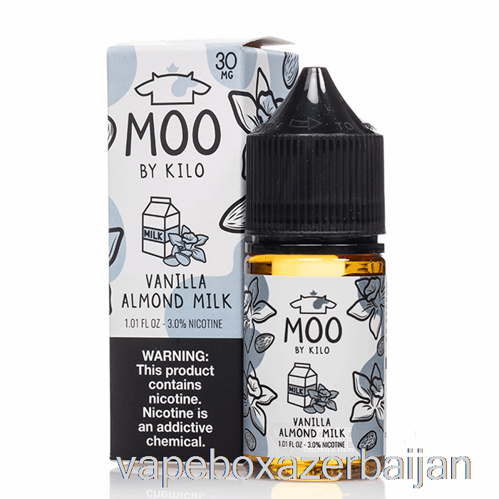 Vape Azerbaijan Vanilla Almond Milk - Moo Salts - 30mL 30mg